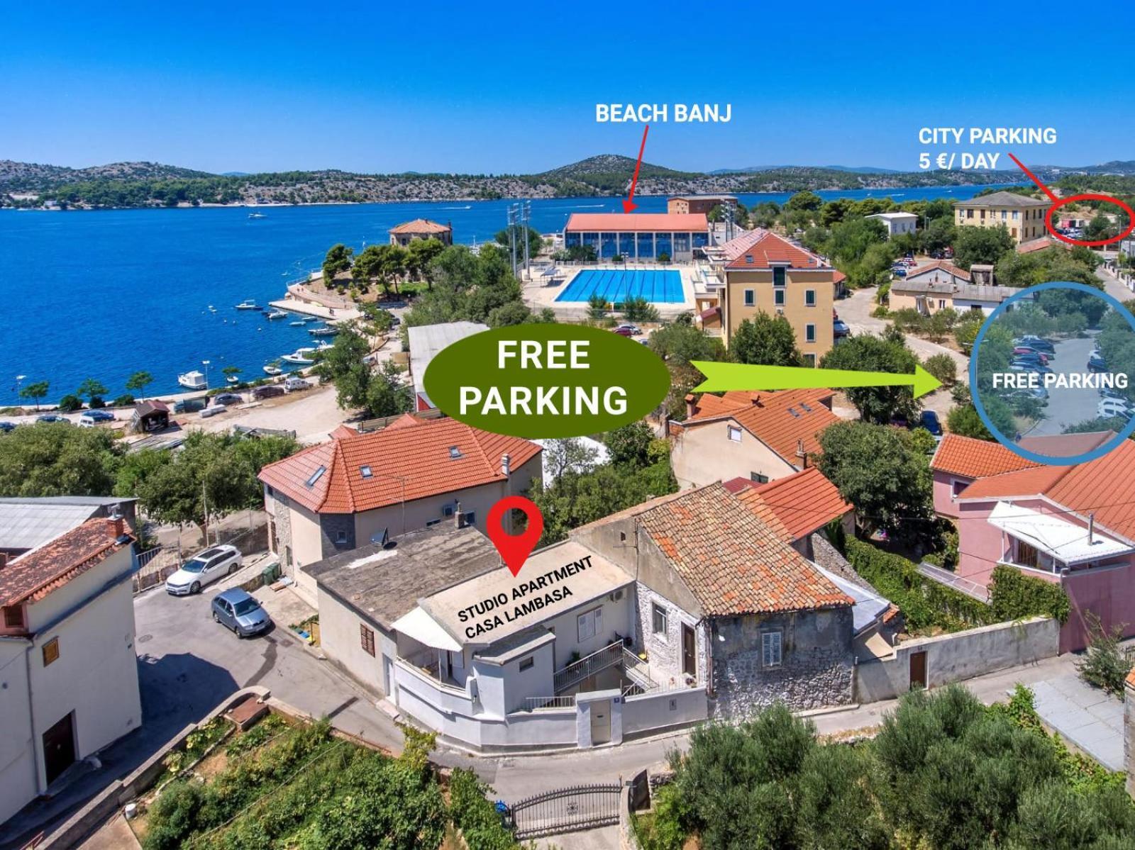 Studio Apartman Casa Lambasa Šibenik Exterior foto